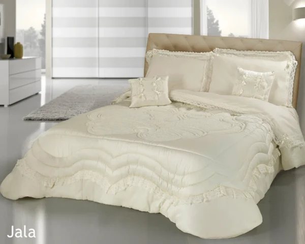 Couvre-lit décoratif Feel en velours doux – Qualité luxe pour lit double