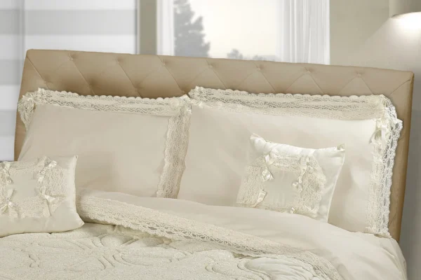 Couvre-lit décoratif Feel en velours doux – Qualité luxe pour lit double – Image 3