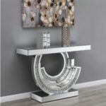Table de console en argent multidimensionnel – Image 2