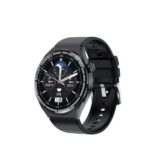 Smart Watch GT3 Max - Montre Connectée Ronde HD Appels Bluetooth NFC (3 Bracelets) - Noir