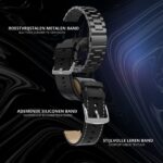 Montre GT3 Max - Montre connectée - Tracker d'activité tactile - Chargement sans fil - Fonction sport - Compatible avec Android/Apple et plus - Noir – Image 3