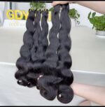 GDYLUXURY-Bundles de cheveux humains bruts non transformés, extensions de cheveux, super double proximité, vague de corps, vietnamien, 15A – Image 2