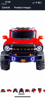 Nightmare Electric Rides-on Car for Kids with Remote Control - Red - MQ-150 – Image 2