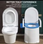Commode de chevet Portable, toilettes accroupies, chaise de pot robuste, antidérapante, toilettes – Image 2