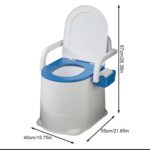 Commode de chevet Portable, toilettes accroupies, chaise de pot robuste, antidérapante, toilettes