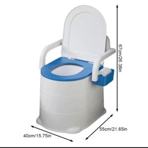 Commode de chevet Portable, toilettes accroupies, chaise de pot robuste, antidérapante, toilettes