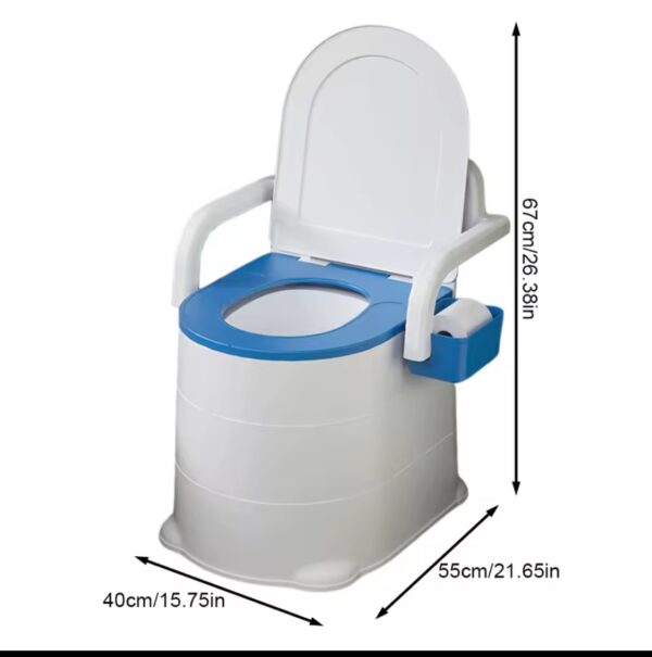Commode de chevet Portable, toilettes accroupies, chaise de pot robuste, antidérapante, toilettes