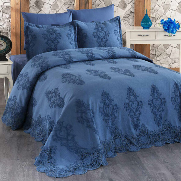 Loretta – Ensemble piqué de luxe Ensemble Drap et taie D'oreiller