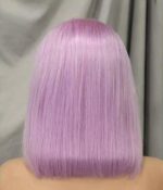 Perruque courte en dentelle – Pré-épilée – Couleur Violet – Image 3