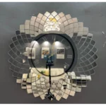 Horloge Murale Miroir Design – Élégance Artistique et Qualité Supérieure