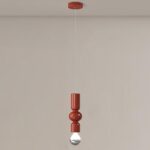 Elksdut Luminaire Suspendu Design Nordique en Forme de Gourde pour îlot de Cuisine, Lustre Suspendu en Fer, luminaires de Base E27, Salon, Chambre à Coucher – Image 4