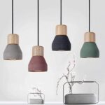 Lustre Suspension Industrielle en Ciment – Design Rétro Vintage avec Douille E27, Luminaire Intérieur pour Salon, Cuisine, Café, Loft – Image 3