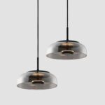 Plafonnier suspendu moderne en cristal à LED, hauteur réglable – Image 3