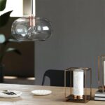 Lampes suspendues en verre du milieu du siècle, luminaire de cuisine, lampe à suspension à tête unique, pendentif de ferme pour éclairage décoratif de.. – Image 3