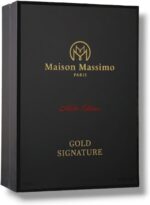 Eau de Parfum GOLD pour Homme.SIGNATURE - Maison Massimo Paris - Parfum luxueux
