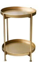 Table d'appoint de canapé, Table Basse Petite Table à thé canapé Rond Table d'appoint Ronde Chambre à Coucher