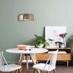 Lumière de pendentif de LED moderne nordique, Boule de verre suspendu lampe de plafond de plafond de plafonnier réglable lustre luminaire – Image 2