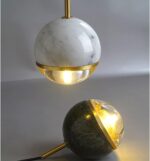 Suspension Planète pour Chambre d'Enfant, Terrasse, LED, Ciment Créatif, Suspension Béton, Suspension Moderne, Style – Image 4