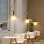 Suspension moderne pour table de chevet – Luminaire suspendu au plafond pour chambre à coucher et cuisine – Image 2