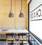 Lustre Suspension Industrielle en Ciment – Design Rétro Vintage avec Douille E27, Luminaire Intérieur pour Salon, Cuisine, Café, Loft – Image 5