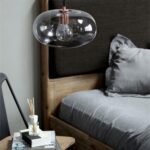 Lampes suspendues en verre du milieu du siècle, luminaire de cuisine, lampe à suspension à tête unique, pendentif de ferme pour éclairage décoratif de.. – Image 6