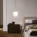 Lumière Blanc Verre Abat-Jour Plafond Doré Luminaires Suspendus Moderne Mini Éclairage Suspendu Unique – Image 2