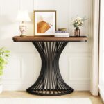 Table Console Industrielle LITTLE TREE – Petite, Design Géométrique et Rustique – Image 2