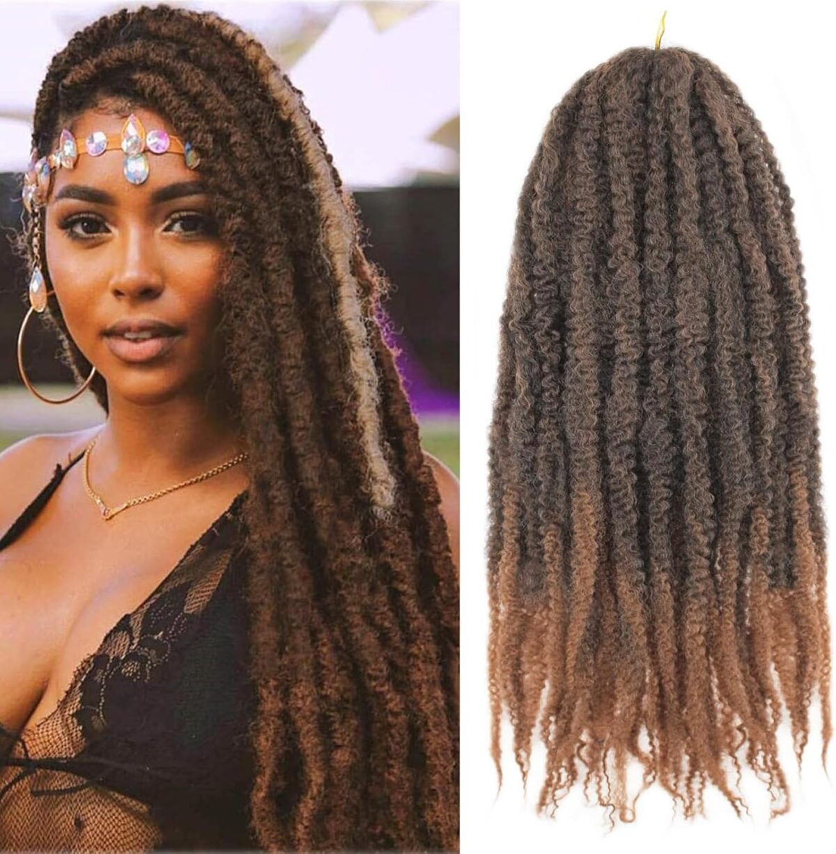 Cheveux Marley Twist – Extensions Douces et Volumineuses de Type Afro Kinky – Image 2