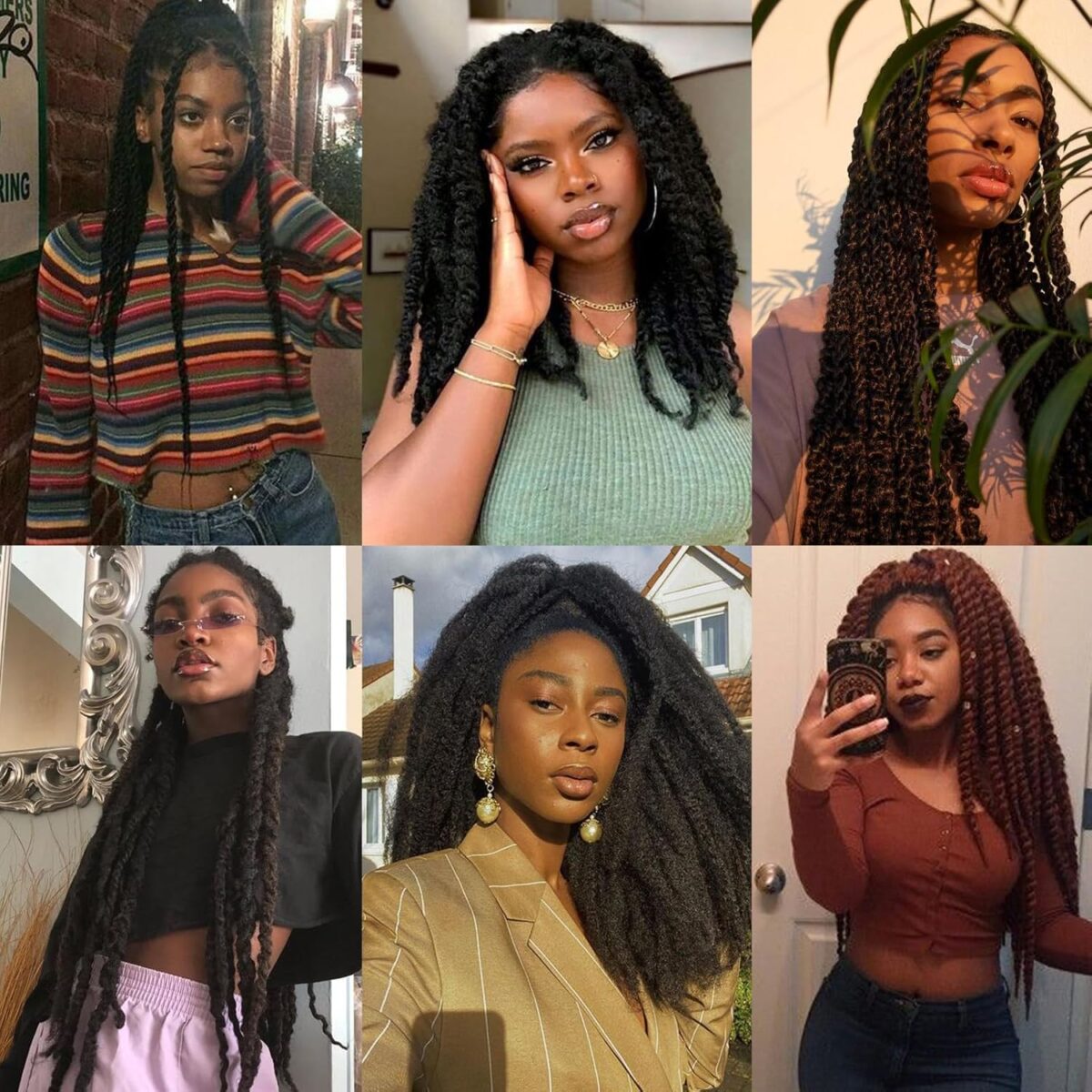 Samtress Marley Twist – Extensions de Cheveux Tressés au Crochet – Roux Ombré – Image 3