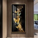 Tableaux Élégants Motif Fleurs – Toile Artistique Étanche pour Décoration de Salon, Bureau, Cuisine ou Chambre – Image 3