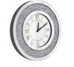 Horloge Murale Ronde en Cristal Diamant – Élégance Brillante pour Chaque Pièce – Image 4