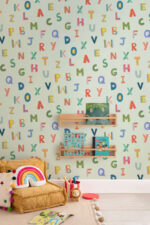 Papier Peint Alphabet – Ludique et Éducatif pour Enfants – Image 2