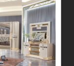 Ensemble Royal – Chambre a couche Blanche avec Finitions Dorées – Image 4