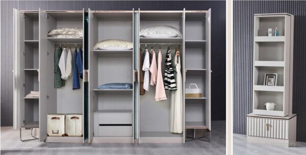 Ensemble Chambre à Coucher Royal – Lit Double et Meubles de Luxe – Image 2