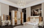 Ensemble de Chambre Royal Classique – Lit Double et Raffinement Total