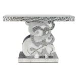 Tables Console Modernes de Luxe – Finition Argentée – Image 2