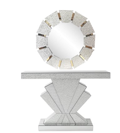 Des consoles et miroirs au design raffiné pour rehausser l’élégance de votre décoration.