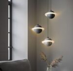 Suspension Planète pour Chambre d'Enfant, Terrasse, LED, Ciment Créatif, Suspension Béton, Suspension Moderne, Style... – Image 2