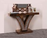 Console DECO Pan Home Everby  - Marron