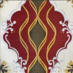 Tenture Murale en Tissu 3D – Motif Rétro Européen Élégant