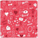 Papier Peint 3D Autocollant "Love" – Déco Murale Tendre et Romantique – Image 3