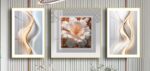 Lot de Tableaux Élégance Florale – Art Décoratif Imprimé sur Toile Résistante – Déco Murale pour Salon, Chambre – Image 2