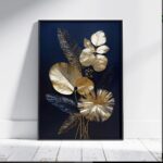 Déco Murale Élégance Florale – Impression Haute Qualité sur Toile – Art Floral pour Intérieur Raffiné – Image 3