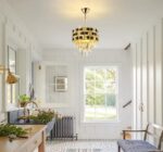 Lustres en cristal K9 pour salon et chambre à coucher, suspension en métal noir, éclairage intérieur LED, – Image 7