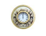 Horloge Murale Ronde en FLEURETTE – Élégance Brillante pour tous Pièce – Image 4