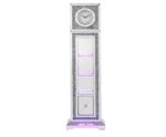 Horloge Grand-Père ACME Noralie – Miroir & Strass – Éclairage LED et Design Luxe