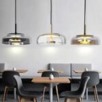 Plafonnier suspendu moderne en cristal à LED, hauteur réglable – Image 4