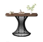 Table Console Industrielle LITTLE TREE – Petite, Design Géométrique et Rustique