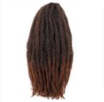 Cuivre Rouge Coquin Cheveux torsadés afro élastiques Pour les longues extensions de tresses de cheveux au crochet