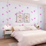 Souffle de Douceur – Papier Peint Pissenlits Roses – Image 3